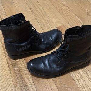 Joe's Jeans Black Leather Men's Boots